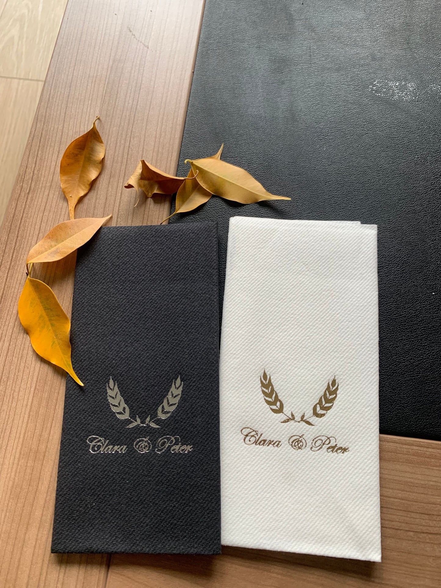 Personalized Wedding Napkins, Wedding, with Names and Branch