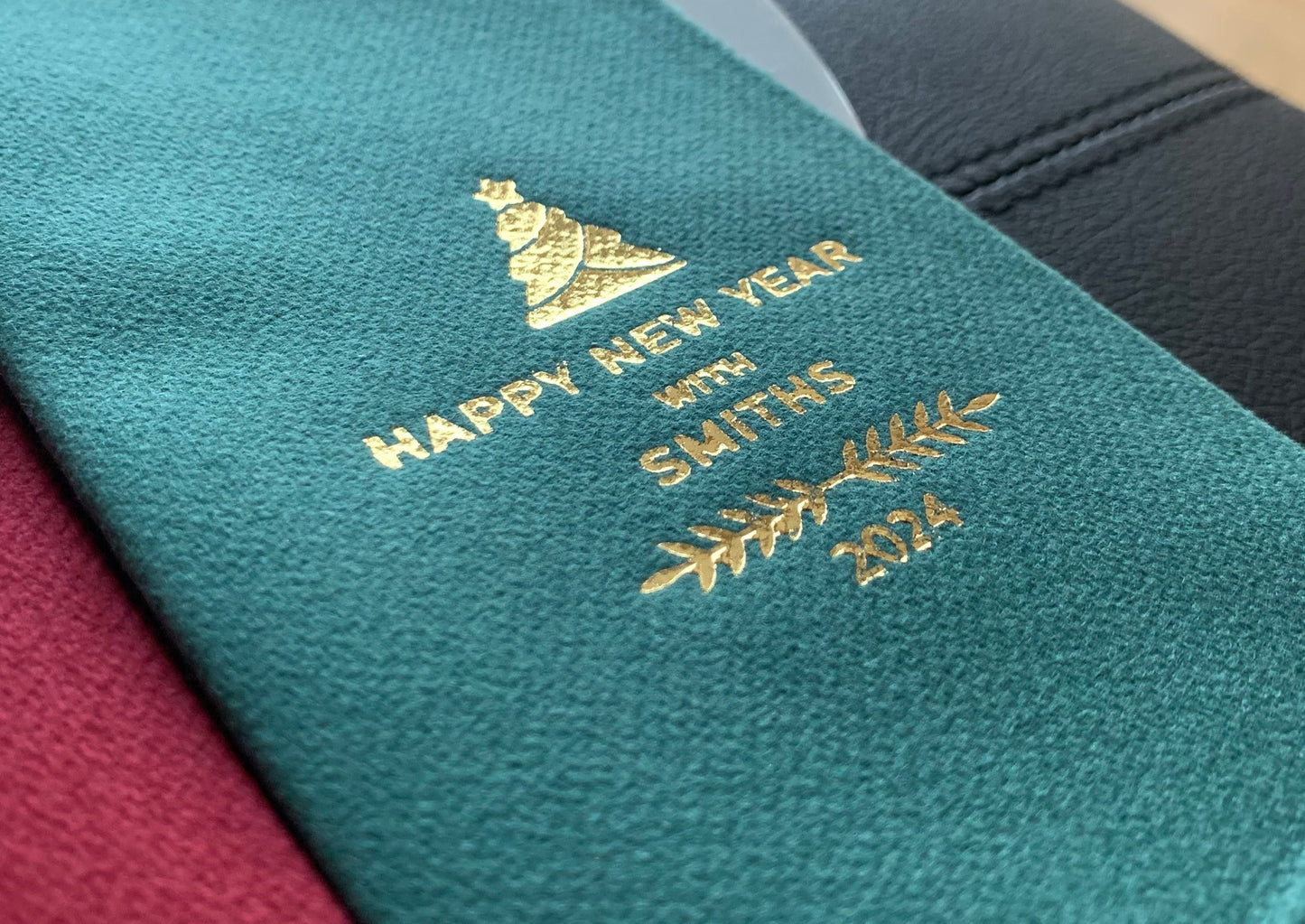 Personalized Christmas Napkins with Surname, Christmas Tree Napkin