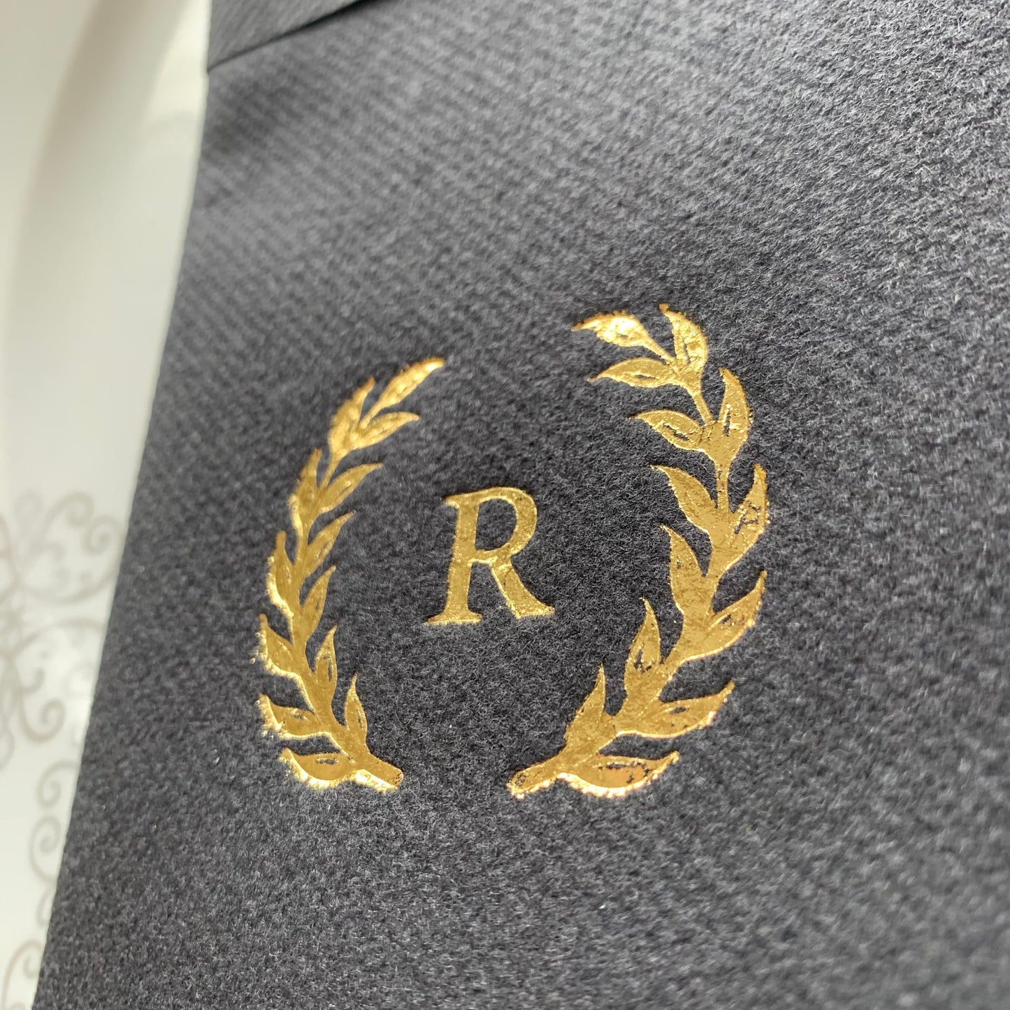 Personalized Pocket Napkins with a Letter