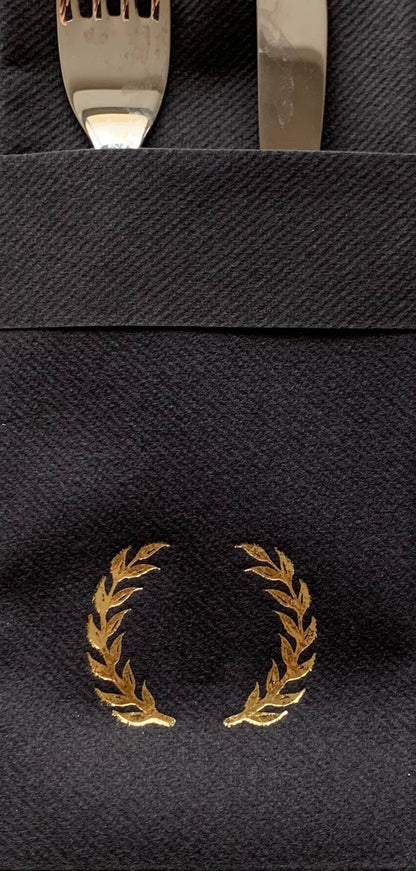 Personalized Pocket Napkins with a Letter