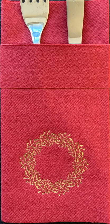 Personalized Wedding Napkins,Feels Like Linen, Pocket Napkin