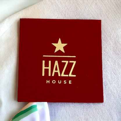 Custom Bar Napkins, Linen Like, Perosnalized Bar Napkins