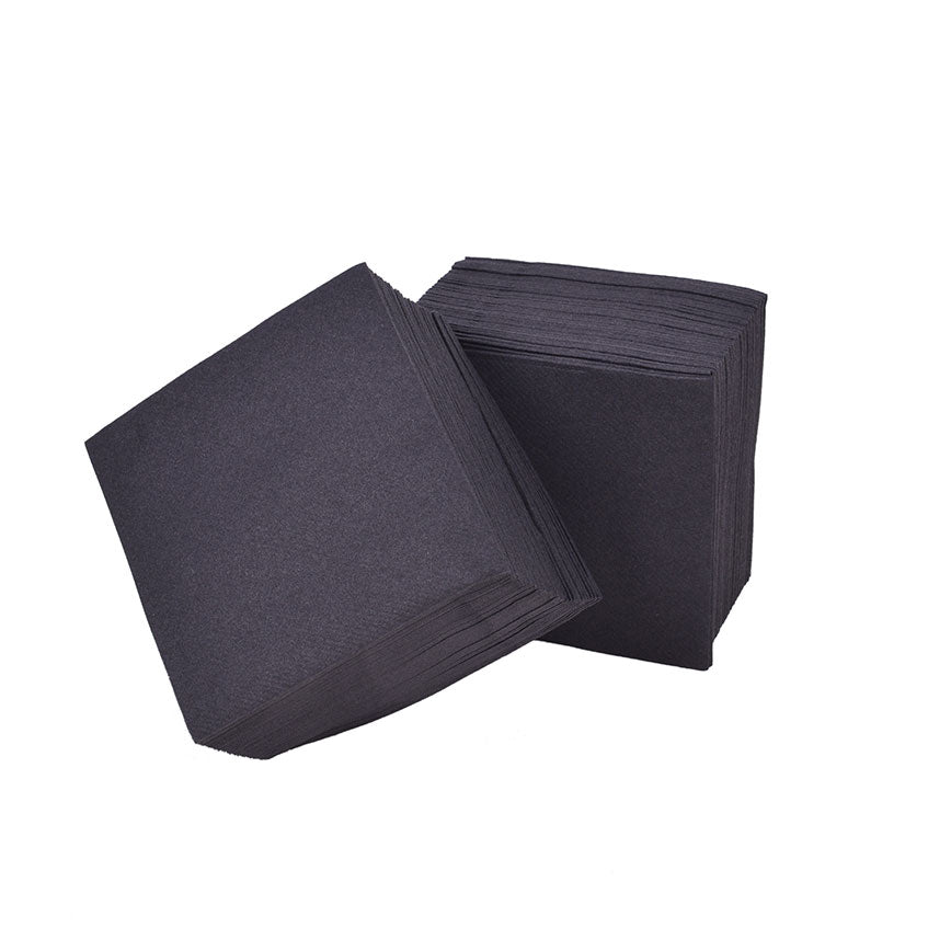 Black Airlaid Cocktail Napkin (100 PCS)