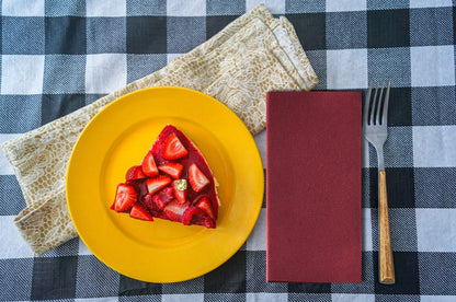 Burgundy Linen-Feel Book Fold Airlaid Napkins (16″ x 16″) (40×40 cm) 50 PIECES